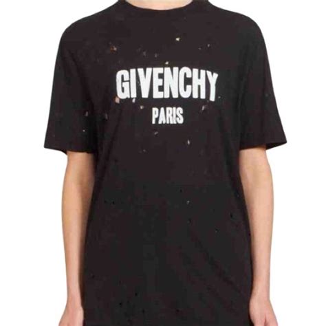 givenchy mens t shirt 2015|Givenchy t shirt with holes.